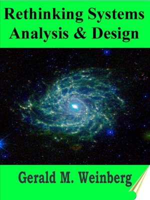 cover image of Rethinking Systems Analysis and Design